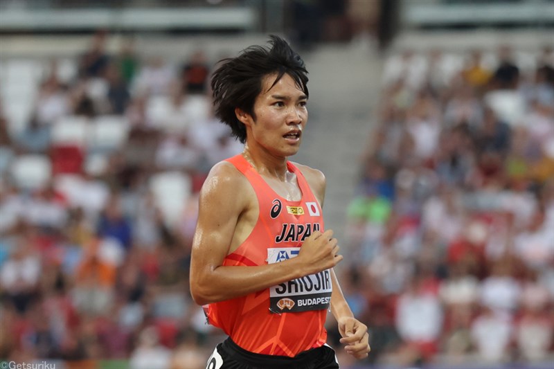 塩尻和也が5000mを棄権 10000mレース中に転倒して脚を打撲／アジア大会