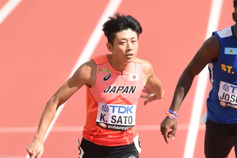 400m佐藤拳太郎が銀メダル！マスラヒに0.02秒及ばずも男子主将の意地見せる／アジア大会