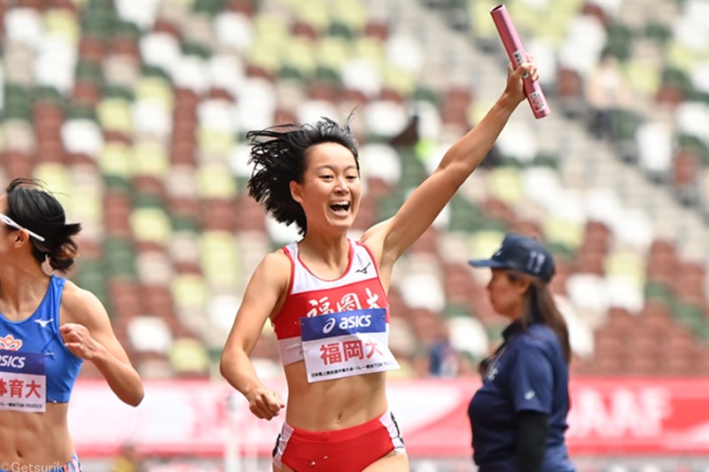 女子マイルは福岡大が初V 男子4継は慶大が83年ぶり頂点つかむ／日本選手権リレー