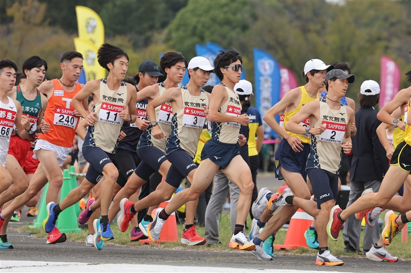 エティーリが転倒した東京国際大が「3秒」に泣く14位敗退「悔しいし、情けない」／箱根駅伝予選会