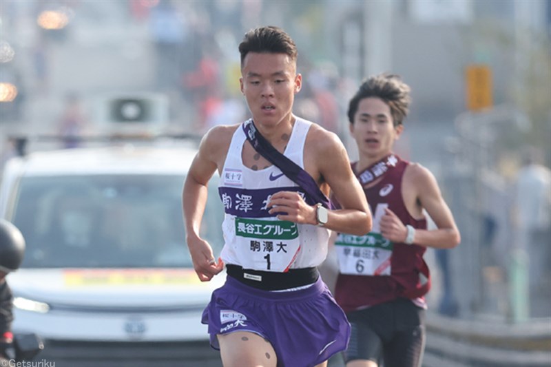 駒大が2区でも首位を独走！青学大が2位浮上、東農大はルーキー前田和摩の爆走で4位へ！／全日本大学駅伝