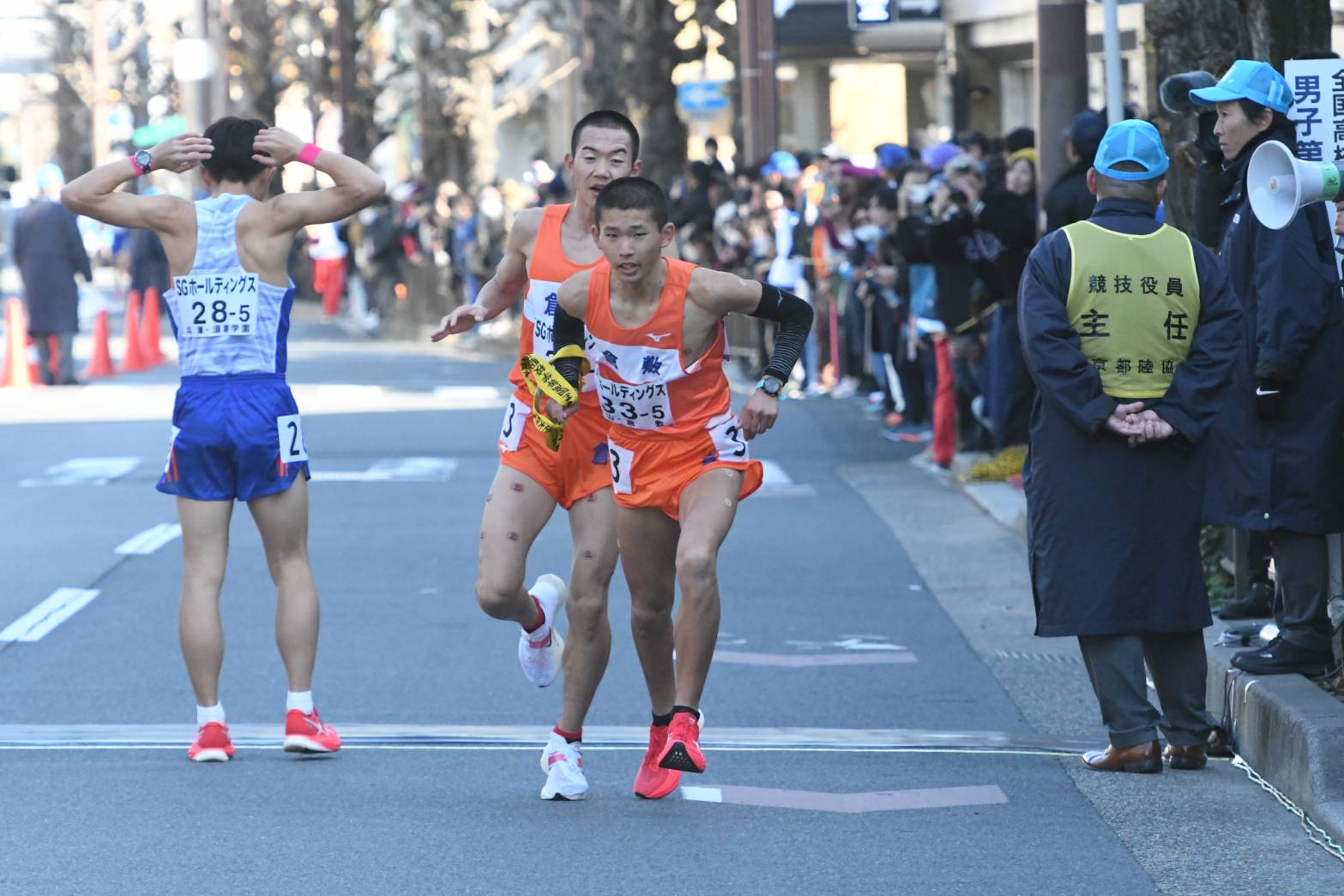 新体制の倉敷 連覇ならずも9年連続入賞の2位 アンカーの生田「後輩たちがリベンジしてくれる」／全国高校駅伝