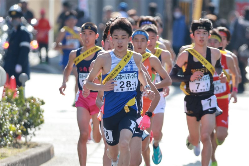 1区・須磨学園の折田壮太が貫禄の区間賞!!「幸せな10km」佐藤一世に並ぶ区間日本人最高、5000m高校歴代2位の実力示す／全国高校駅伝