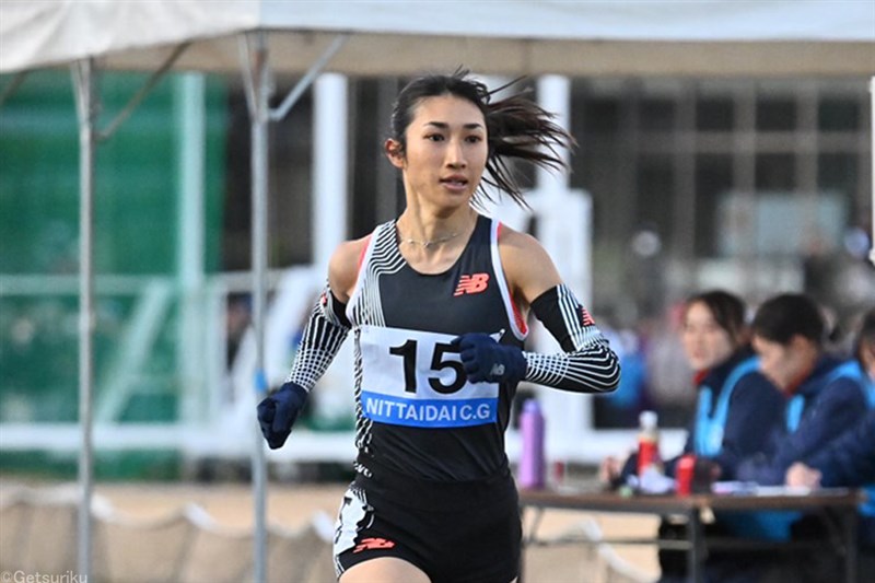 田中希実 オフ明け5000m15分07秒40「自己ベストとの格差が出てしまった」と悔しさ見せる／日体大NCG