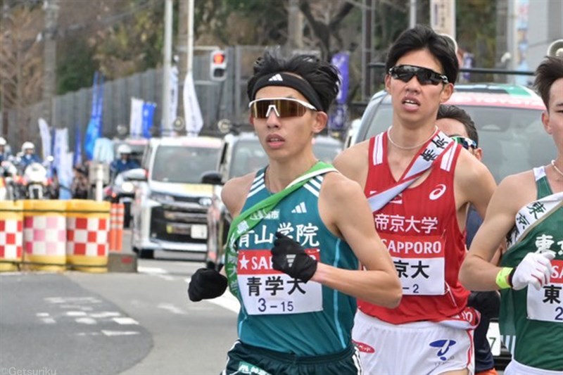 青学大・黒田朝日が花の2区を制す！区間歴代4位の1時間6分07秒！鈴木、平林、山口、梅崎と日本人5人が1時間6分台／箱根駅伝