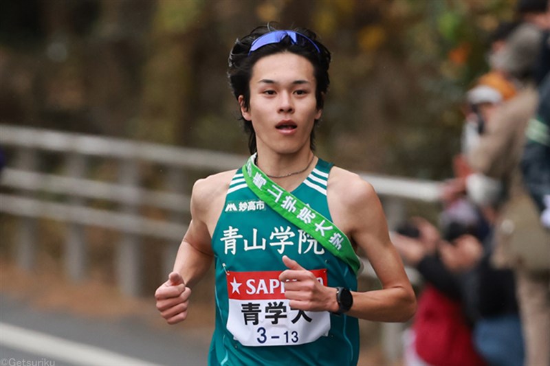 青学大3区・太田蒼生が衝撃の59分47秒！10km通過27分26秒 3回目の挑戦で初の区間賞／箱根駅伝