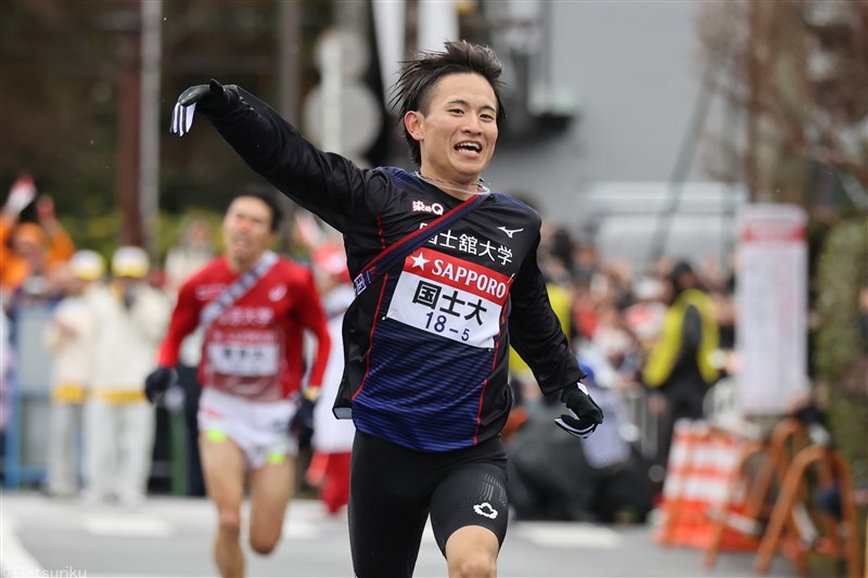 最後の箱根路／3度目の山上りで好走した国士大・山本雷我 高校時代の後輩・田中悠登との絆の投げキッス