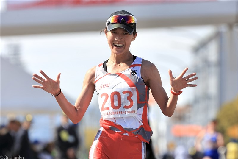 岡田久美子 参加標準突破で2位「引退」考えた秋から復調 3大会連続五輪へ前進！／日本選手権20km競歩