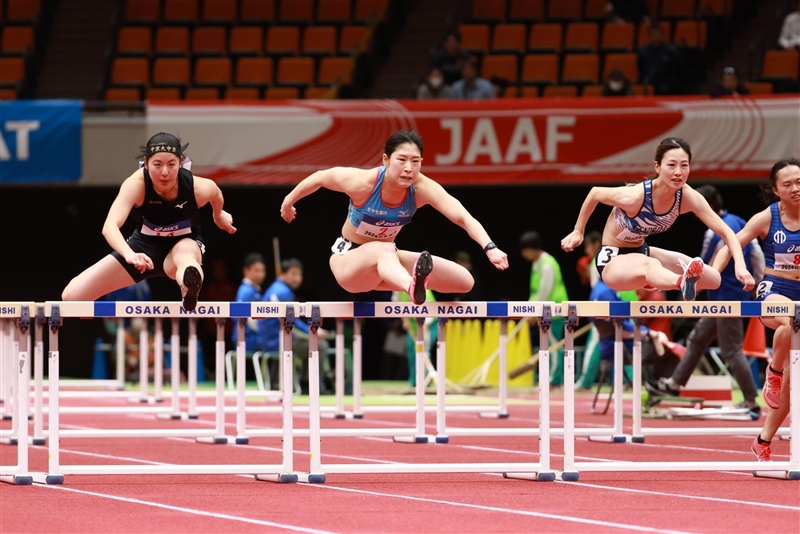 60mH青木益未が“6連覇” パリ五輪イヤー開幕も「あまり固執せず」／日本選手権室内