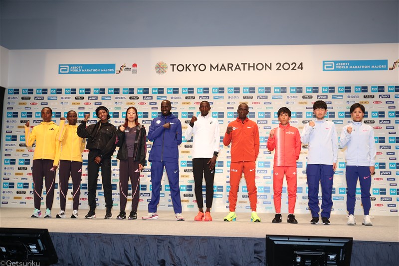 キプチョゲ「素晴らしいレースになる」ハッサン「コースレコードを狙う」世界トップランナーが集結／東京マラソン