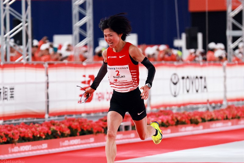 鈴木亜由子は意地の日本歴代9位2時間21分33秒！「挑戦できたこと、支えてくださった方に感謝でいっぱい」／名古屋ウィメンズマラソン