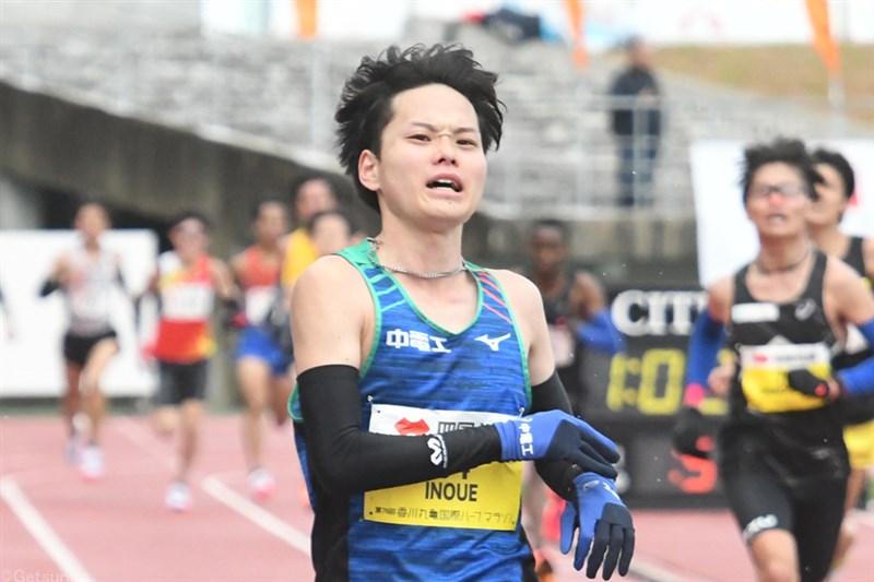 ハーフは中電工・井上亮真が優勝 10kmは高校男子・谷本昂士郎、女子・菅田雅香が制す／玉名ハーフ