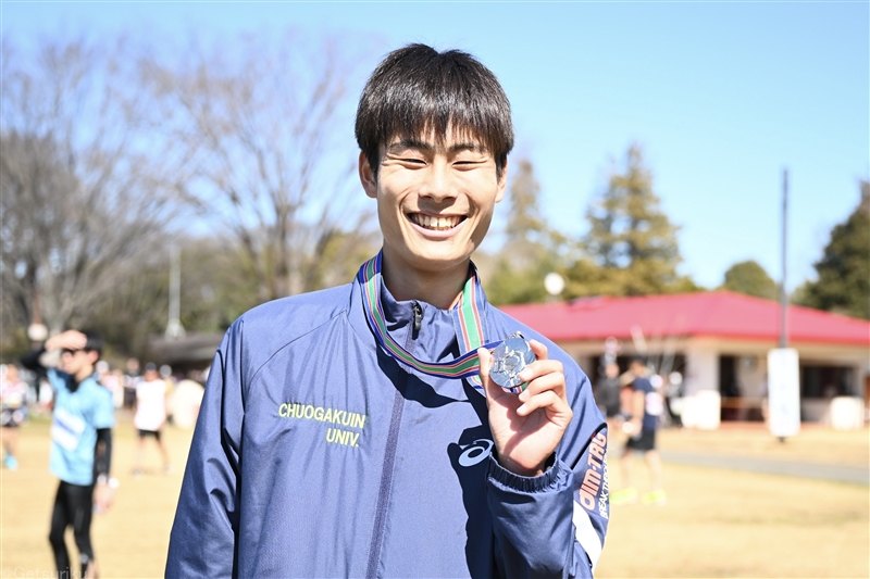 中央学大・近田陽路が2位！昨年の吉田礼志に続く準Vに「まさか自分がこの順位になれるなんて」／日本学生ハーフ