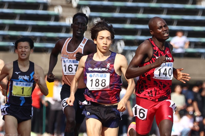 社会人初陣の三浦龍司 1500mで貫禄の日本人トップ「2024年は待ち望んでいた年」／金栗記念