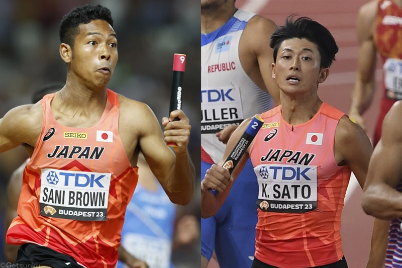 世界リレー代表発表！ 男子4×100mRにサニブラウン＆栁田大輝 4×400mRには佐藤拳太郎、佐藤風雅らでパリ五輪出場権目指す