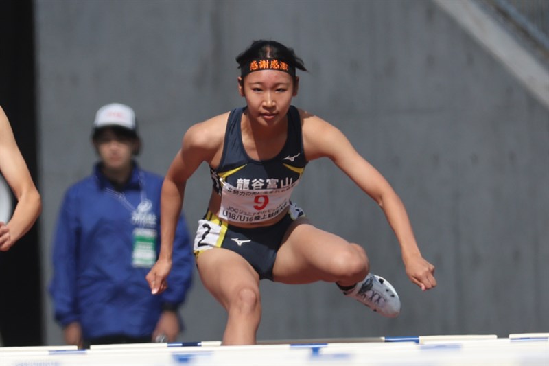 女子総合は富山中部が初制覇！ 松木愛結は100mH14秒14＆4種目V 谷川晴香が砲丸投と七種競技制す／IH富山県大会