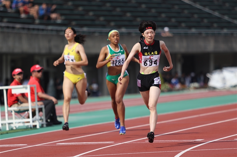 女子400m坂本紗季が54秒88 ハンマー投・工藤実幸乃が県高校新 円盤投・石丸大智が大会新／IH福岡県大会