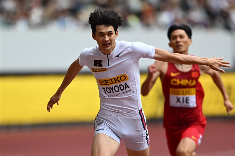 400mH豊田兼「周りに揺さぶられずに自分のレースができた」 日本歴代5位の48秒36で堂々V／セイコーGGP
