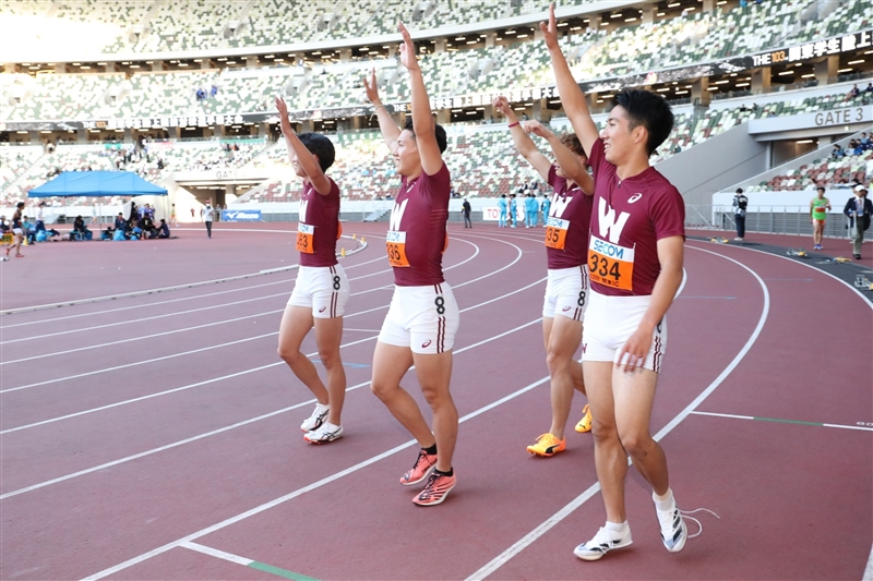 男子4継・早大が12年ぶりV!!エース・井上直紀「先輩からの思いと去年の悔しさ」ぶつける／関東IC