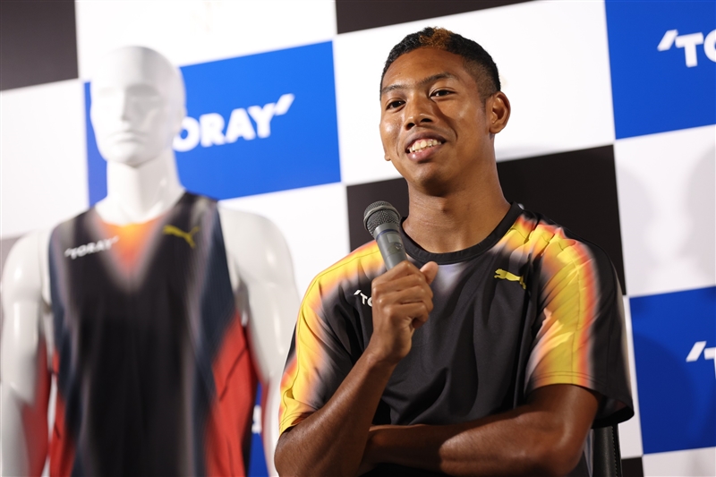サニブラウン パリ五輪で「メダルを取りたい」セイコーゴールデンGPで内定狙う