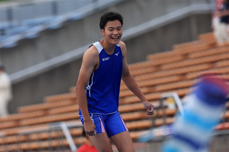 男子棒高跳・原口篤志が5m57！地元記録会で学生歴代6位の大ジャンプ 高1・中村も3m81