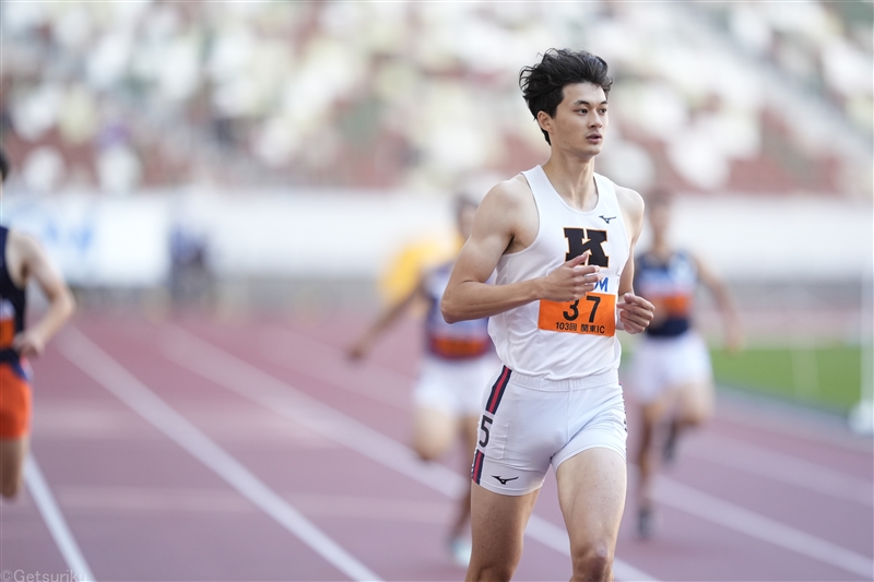 豊田兼 400m準決勝で45秒57!!学生歴代10位「最後までブレずに走れた」400mHでパリ五輪標準突破済み／関東IC