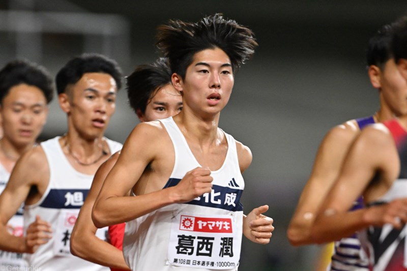 葛西潤が27分17秒46で初優勝！残り1000mの圧巻スパートで日本歴代4位／日本選手権10000m