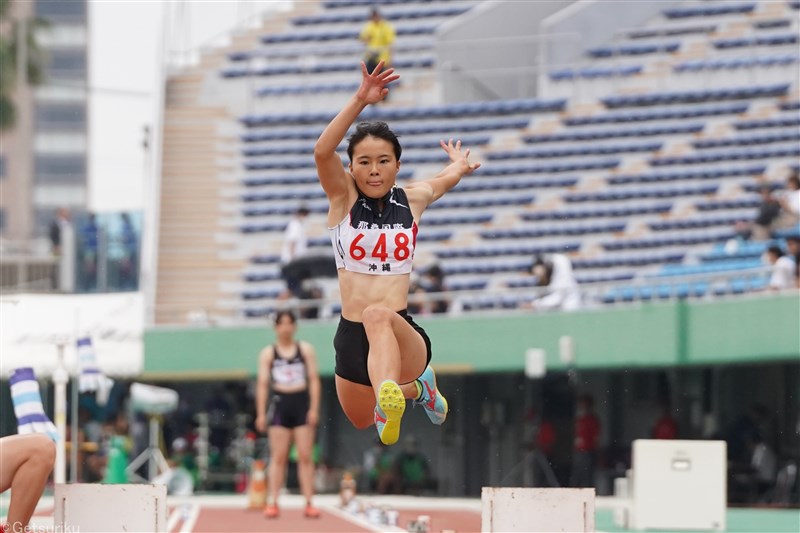 喜久里彩吹3年連続3冠達成、三段跳12m35の県高校新 やり投は赤嶺勝永と上里将平が60mオーバー／IH沖縄県大会