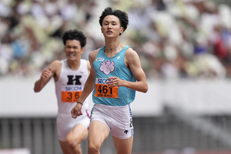鵜澤飛羽200m20秒71で2年ぶりV！最後の関東インカレを力走 セイコーGGPでの標準突破へ手応え／関東IC