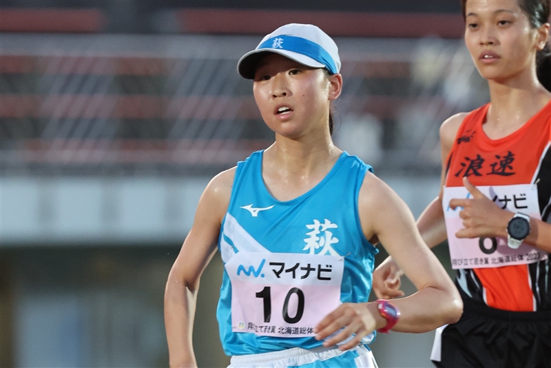昨年全国4位の5000m競歩・西山こと乃が貫禄V！女子短距離は西京が躍動 男子棒高跳は松井が4m65で連覇／IH山口県大会