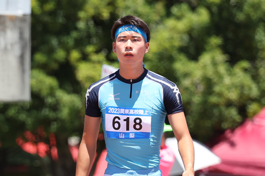 ムティア二4×400ｍR含む3冠 清水陽翔が100mで大会新  女子は甲府南が総合4連覇／IH山梨県大会