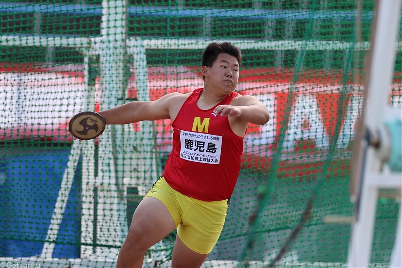鹿児島南4×100mR40秒80の大会新！円盤投は濵田琉輝46m14 女子中長距離は神村学園が3種目V／IH鹿児島県大会