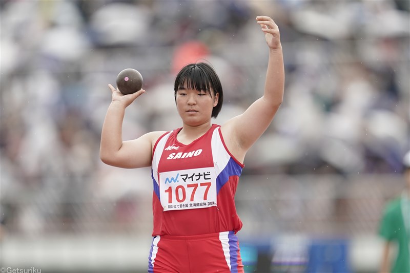 迫田明華が2年連続投てき3冠 髙橋慶太ハンマー投で大会新の64m46  増原優羽が女子スプリント4種目V／IH広島県大会