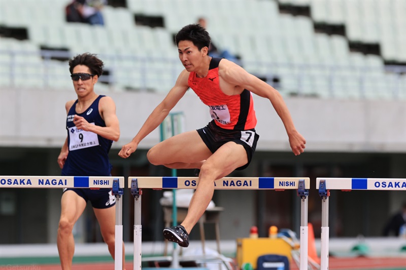 400mH筒江海斗がパリ五輪標準突破！日本歴代7位タイの48秒58 日本選手権へ「まずは負けないこと」／木南記念