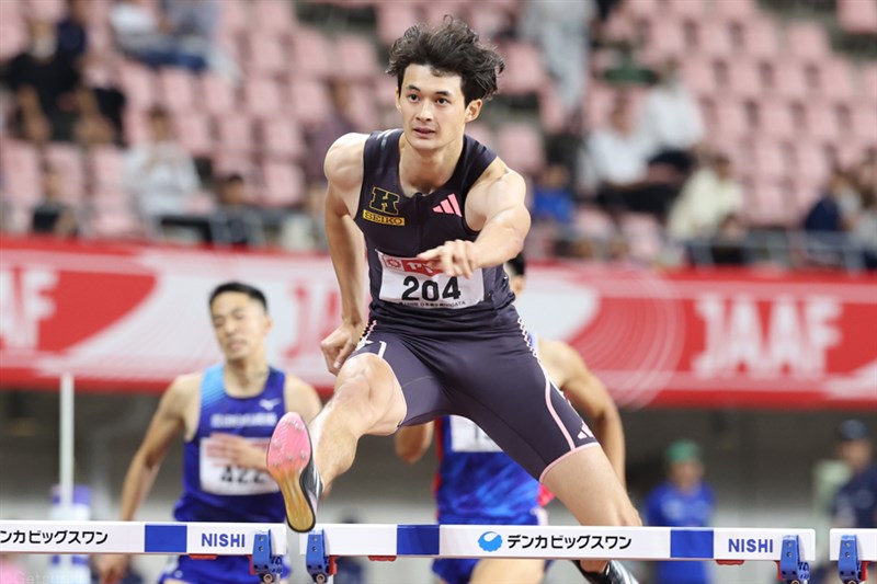 400mH豊田兼が47秒99!!日本人3人目の47秒台でパリ切符「決勝に行きたい」残り2日間で110mHでも狙う／日本選手権