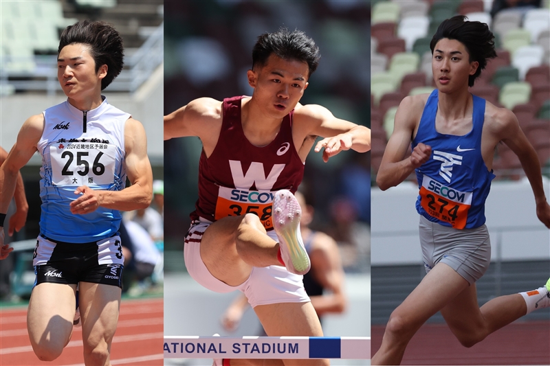 100mに西岡尚輝 400mHにU20アジア選手権金メダルの渕上翔太 走高跳に福士湊が参戦／U20日本選手権男子展望