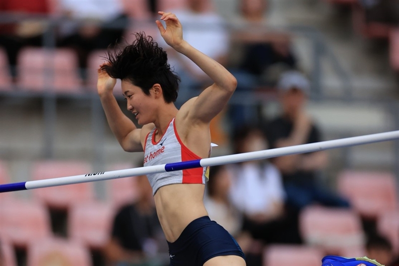 諸田実咲が4m41の大会新V！パリ五輪へ前進も「4m50を跳びたかった」／日本選手権