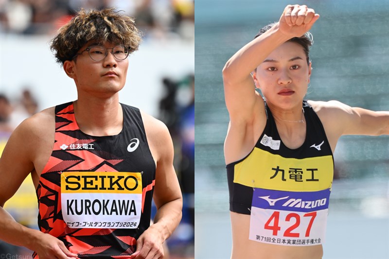 男子400mH・黒川和樹、女子三段跳・髙島真織子が欠場 ともに右ハムストリングス肉離れ／日本選手権