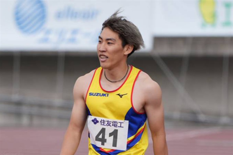 100mは鈴木涼太が10秒06wで制す!!「狙っていたくらいのタイム」2位・山本匠真は予選で10秒16の自己新／布勢スプリント