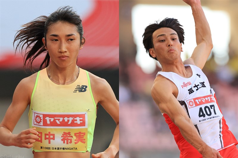 田中希実が3年連続2冠！走幅跳・橋岡も2大会連続五輪へ 100mH福部は念願の標準突破／日本選手権