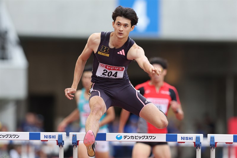 今大会の五輪代表内定第1号は豊田兼！男子400mH47秒99！日本人3人目の47秒台／日本選手権