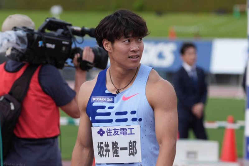 坂井隆一郎は10秒12wで3位「そんなに甘くなかった」日本選手権連覇へ「順調に積めている」／布勢スプリント