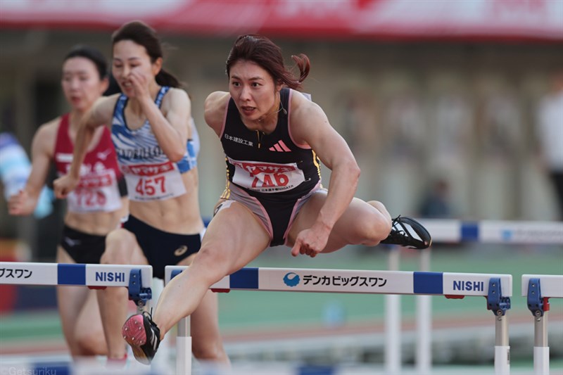 100mH福部真子が五輪標準突破!! 準決勝で12秒75！／日本選手権