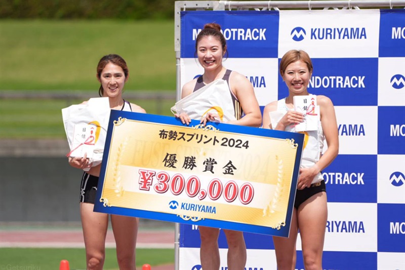 33歳の紫村仁美が13秒00！11年ぶり自己新に「やっと出たな」／布勢スプリント