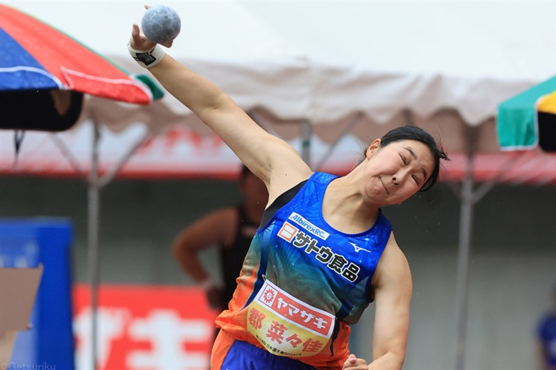 郡菜々佳 砲丸投も制して2年ぶり2冠「新潟の地で達成すごくうれしい」／日本選手権