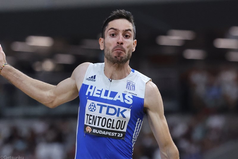 走幅跳・テントグルーが8m42w ハンマー投のカツバーグは82m60 各国選手権でメダリストが好記録