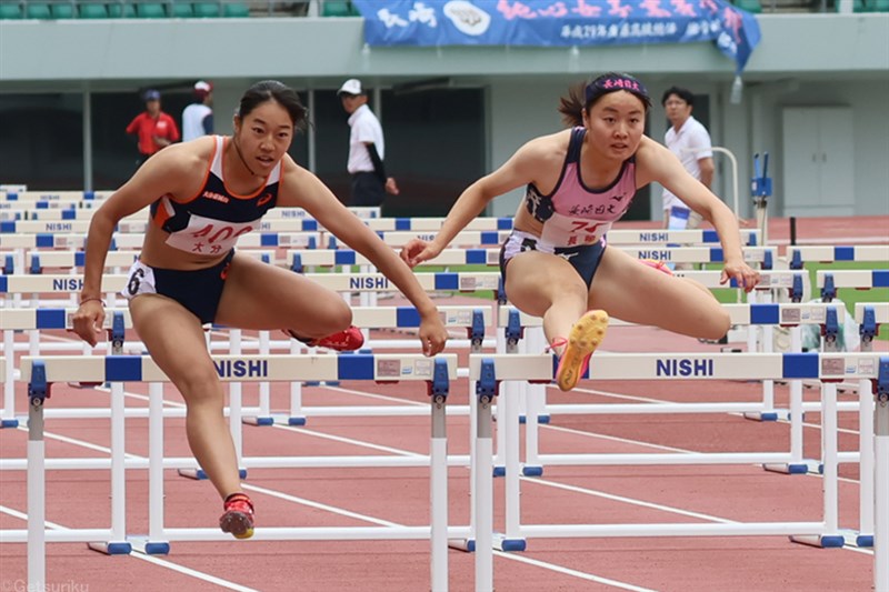 100mH・谷中天架 ライバル対決制して大会新V!! 3000m障害の牟田颯太は独走で8分54秒17 九産大九産が男子両リレー制覇／IH北九州