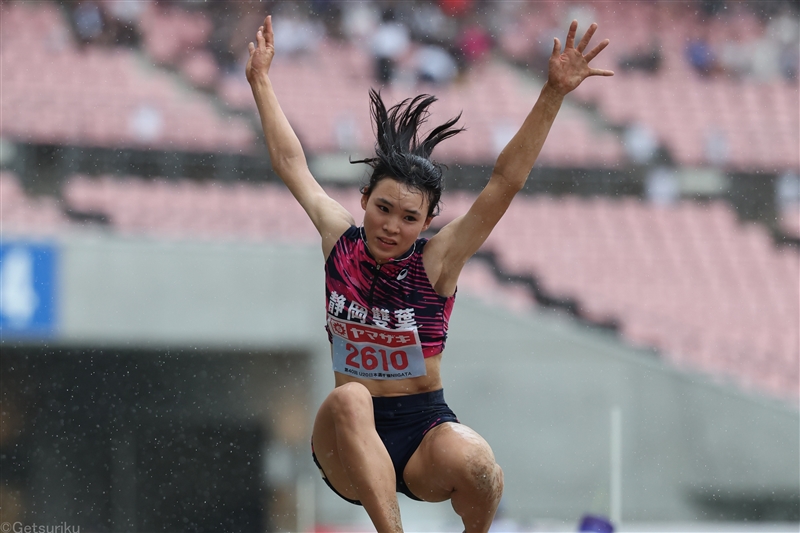 橋本詩音が女子走幅跳6m29の高校歴代6位タイ! 男子800m吉澤登吾が1分47秒80／U20日本選手権