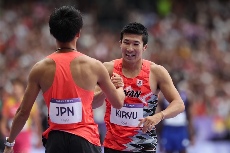 4×100mR 悔しさ一杯の5位入賞 「誰が走っても金メダル取れる強い日本に」／パリ五輪