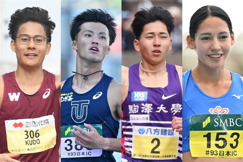 関東インカレのエントリー発表！五輪代表の栁田大輝、小川大輝や800m日本記録保持者・落合晃らが出場予定